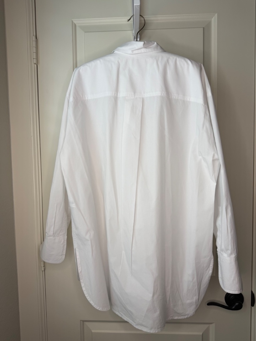 π Banana Republic 100% Cotton Oversized Poplin Button Down Shirt β Size L - Picture 3 of 3
